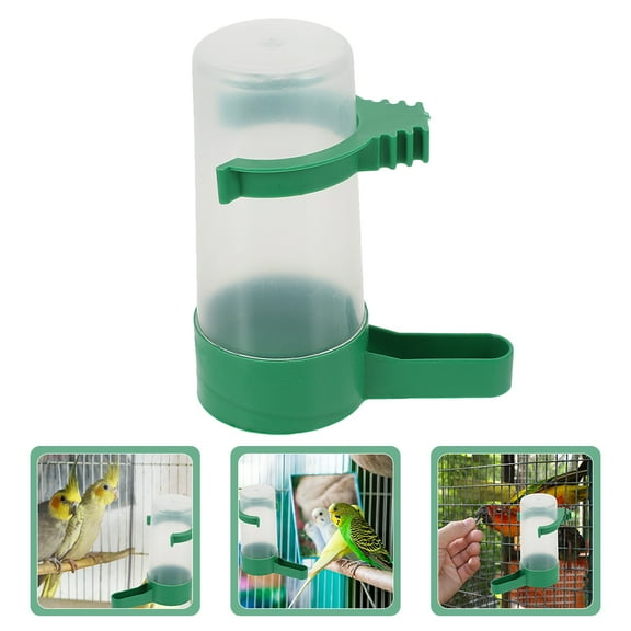 FRCOLOR  5 Pcs Parrot Drinking Fountain Water Dispenser with Tap Little Bird Feeder