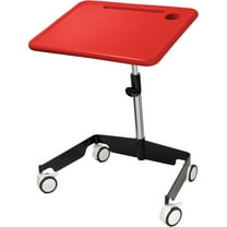 Kore Design Kids Sit-Stand Mobile Student Desk 31-38in Red (KOR5008)