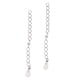 thumbnail image 4 of 2x2 Piezas Pulsera De Plata Esterlina Tobillera Cadena Fabricación De Joyas Astilla 5cm Sunnimix Extensor de pulsera, 4 of 8