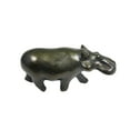 thumbnail image 2 of Kisii Soapstone Hippo Handmade Black, 2 of 3