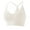 White, variant on Bras for Women No Wired Full Coverage Racerback Sports Bralette Adjsuatble Seamless Y Back Lingerie Tops Beige M