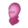 thumbnail image 4 of Máscara de , banda para el cabello, capucha de dhinestone para mujeres para cosplay, rendimiento del escenario Rojo rosa, 4 of 8