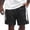 White, variant on Shorts for Men European Side Color Blocking Design with Drawstring Waistband for Men Casual Loose Comfortable Trendy foreign Trade Sports Shorts Size:L