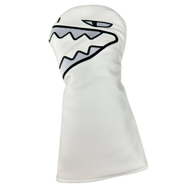 Funda protectora para cabeza de palo de golf, fácil de limpiar, para palo de golf Blanco L