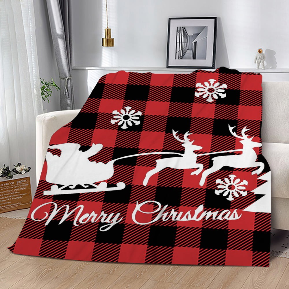 MLFU Blanket Christmas Throw Blankets Soft Throw Blanket For Sofa