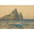 thumbnail image 3 of Hans Bohrdt 18x14 Black Modern Framed Museum Art Print Titled - View of Gibraltar from the ‘Hohenzollern’ (1914), 3 of 5