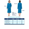 thumbnail image 6 of TowelSelections Womens Robe, Premium Cotton Bathrobe, Spa Terry Cloth Robes for Women Large/X-Large Dutch Blue, 6 of 6