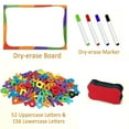 thumbnail image 2 of Magnetic Letters Kit, 234 Pcs Alphabet with Magnet Board Pen and Box, Educational Refrigerator Magnets for Preschool Learning Spelling (Colorful), 2 of 8