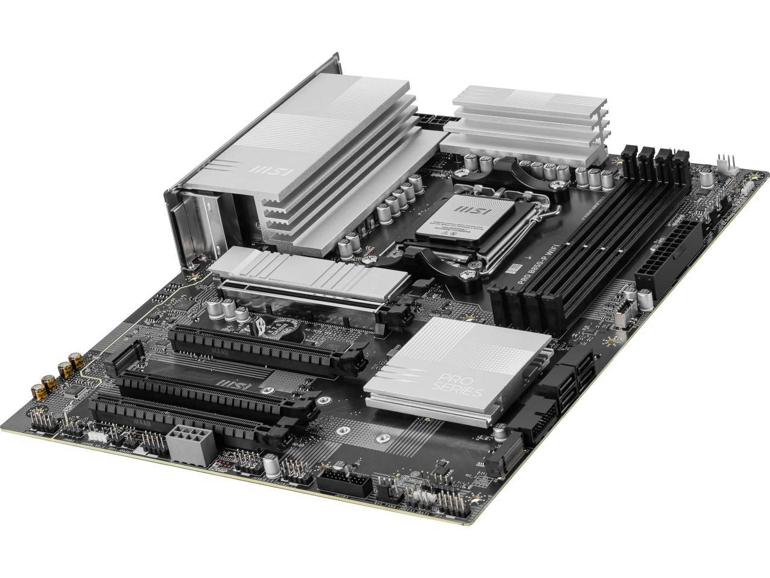 MSI Pro B850-P WIFI Gaming Desktop Motherboard - AMD B850 Chipset - Socket AM5 - ATX (prob850-pwifi)