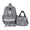 Blue Backpack, variant on Trendy Striped Backpack Set, Lace Trim School Backpack with Side Bows, Cute Aesthetic Laptop Backpack for Travel College Work, Blue