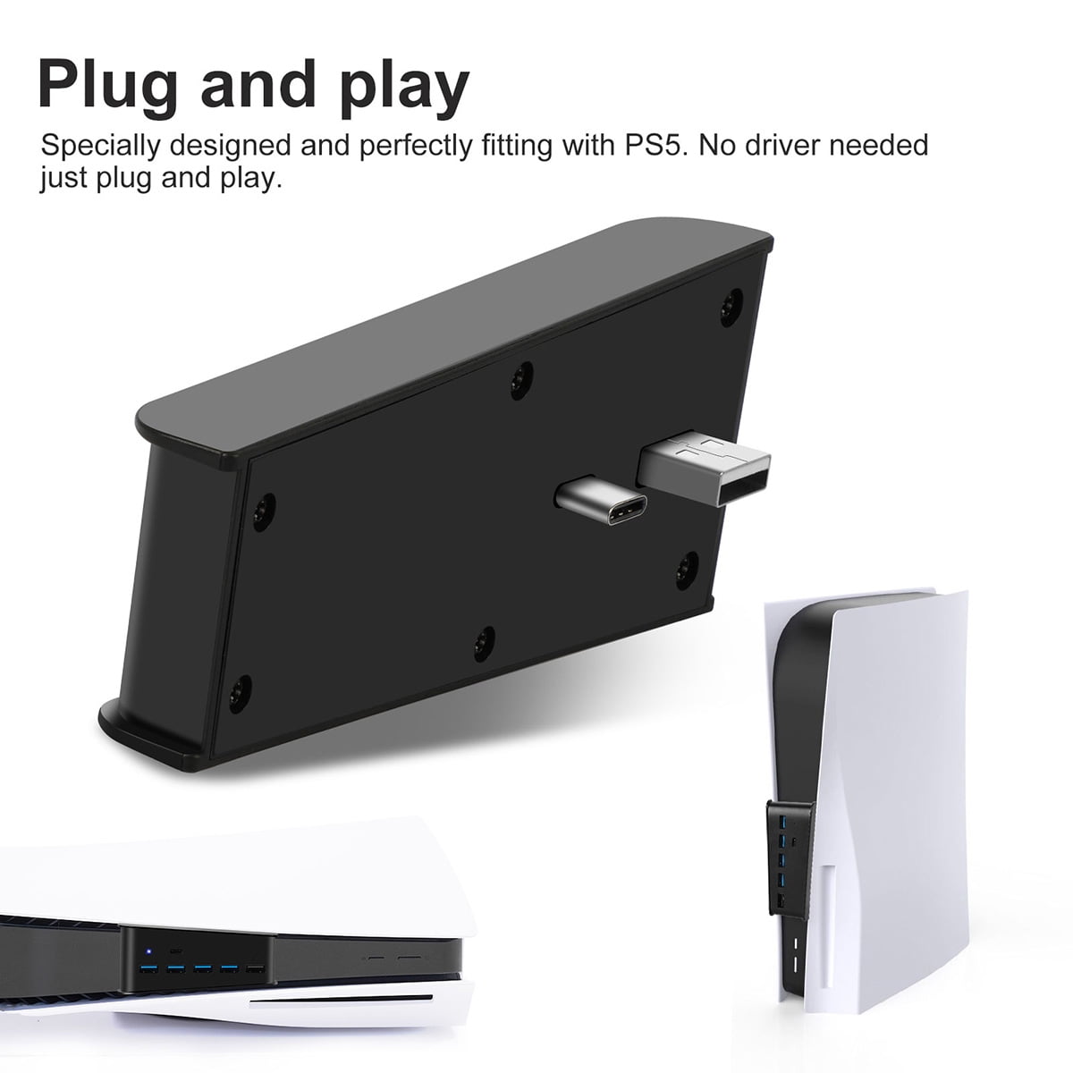 Hi, will this work with my g29? My ps5 front usb-a port is playing up so  I'm trying to find a temp fix. The hub will go into the front usb c