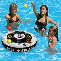 Poolmaster Toss N Splash Floating Swimming Pool & Backyard Lawn Game