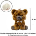 thumbnail image 3 of Lifelike Pig Stuffed Animal, 5.9in Cute and Soft Zoo Animal Plush Doll Commemorative Gift, 3 of 4