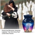 thumbnail image 4 of Owl Little Cremation Urn For Men And Women Ashes - Decorative Keepsake Blue Urns For Human Ashes For Male & Female - Moon Little Urns For Girl - Purple Small Urn For Adults 3 Inch, 4 of 7