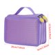 thumbnail image 5 of Estuche para lápices artístico, organizador de lápices con bolsa para pinceles de gran capacidad con 52 ranuras, rendimiento inigualable, 5 of 5