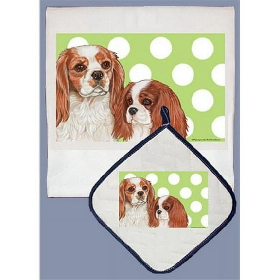 Pipsqueak Productions DP553B Cavalier Dish Towel And Pot Holder Set
