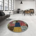 thumbnail image 3 of Ahgly Company Indoor Rectangle Abstract Khaki Green Abstract Area Rugs, 3' x 5', 3 of 6