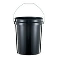 United Solutions 5 Gal Utility Plastic Bucket with Handle, Black