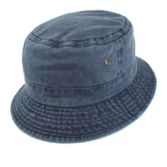 VHS Cotton Bucket Hat - Navy - S - Navy Blue