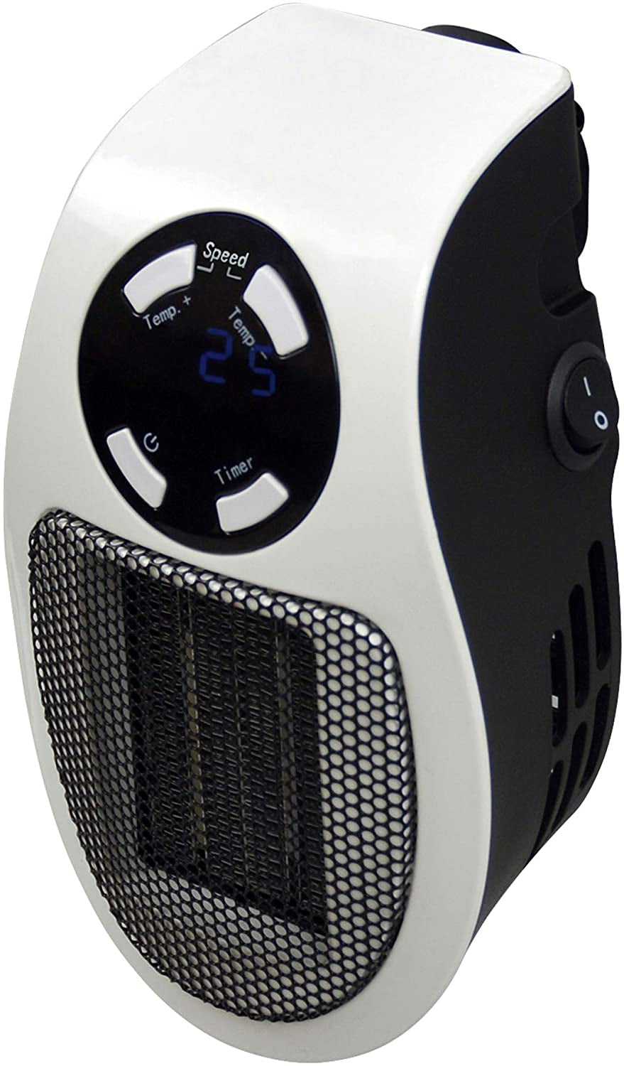500w Plugin Power Heater with 2 Fan Speeds / 15 30°C Temperature