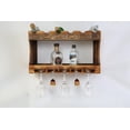 thumbnail image 2 of TWG Vintage Antique Wall-Mounted Wine Rack  Wine Holder  Glass Rack, 2 of 3