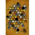 thumbnail image 2 of Hogan, Melody 17x24 White Modern Wood Framed Museum Art Print Titled - Honeycomb Bee, 2 of 4