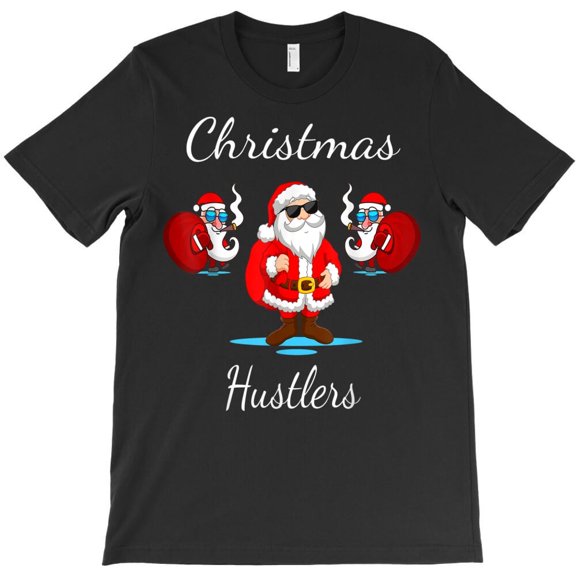 Christmas St. Nick Claus Time Funny Holiday Celebration Graphic H2116 T-Shirt, for Men and Women, Up to Size 5XL