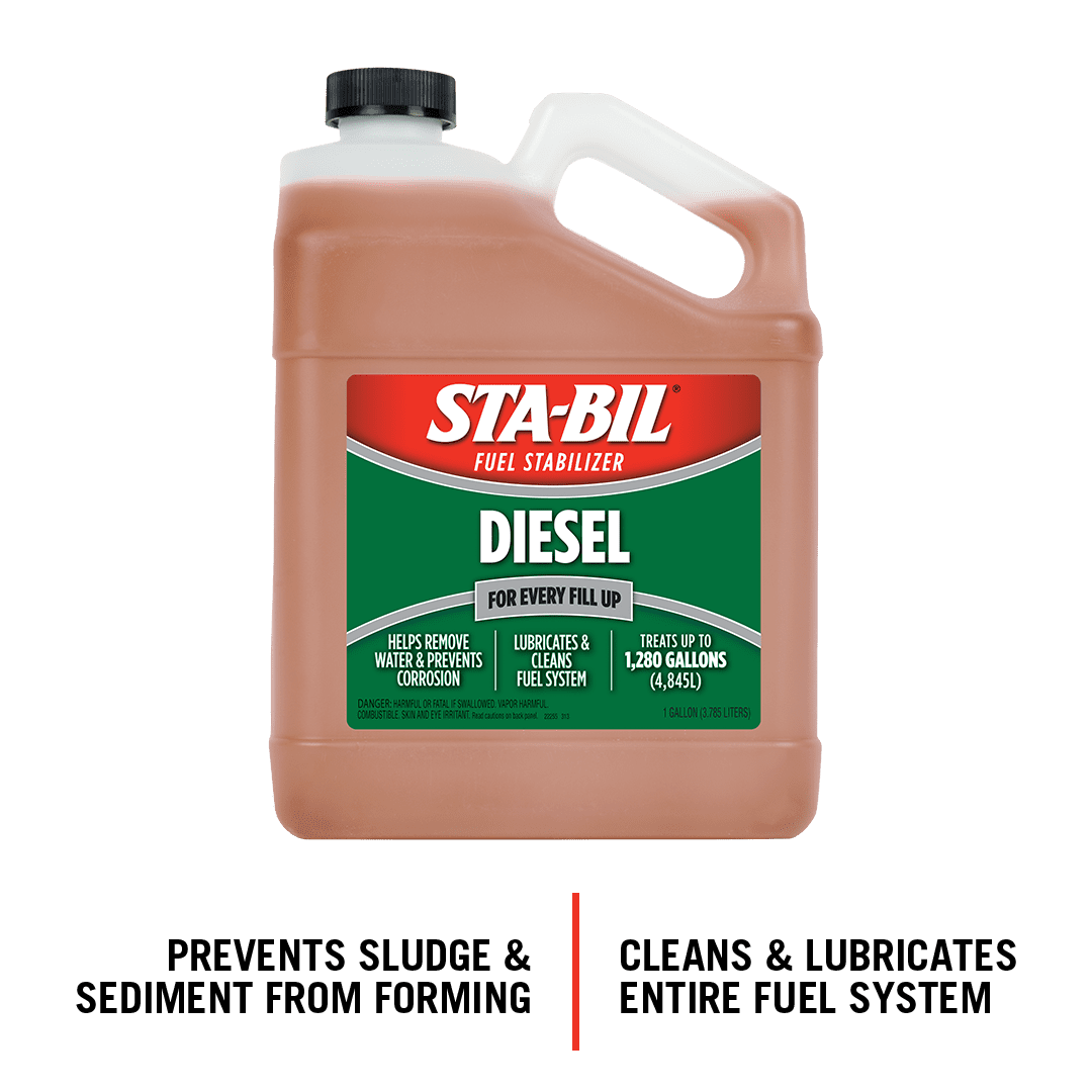 (6 pack) STA-BIL Diesel Fuel Stabilizer and Performance Improver - Keeps Diesel Fresh for up to 12 Months - Treats 1,280 Gallons, 1 Gallon, 128 fl. oz. (22255)