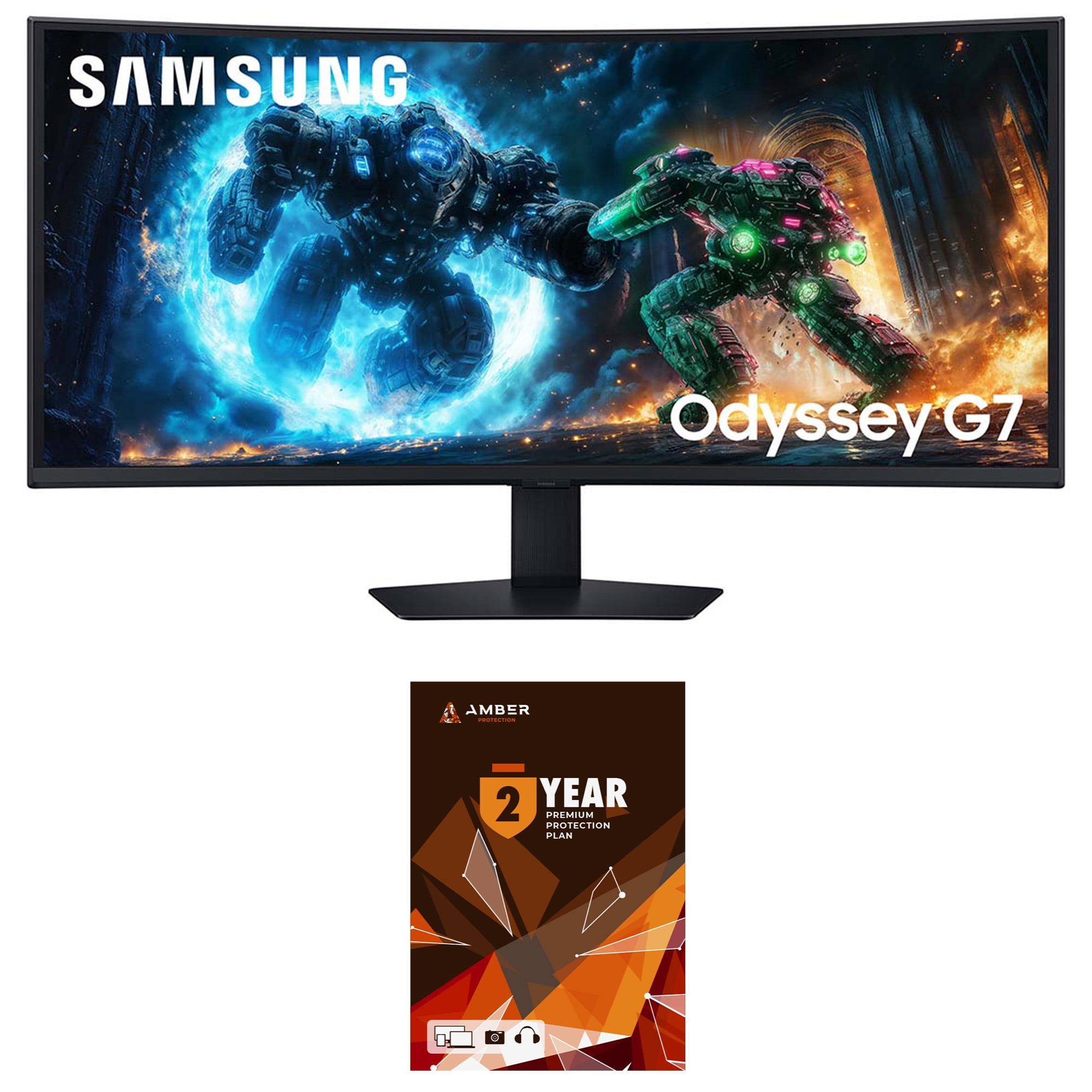 Samsung LS40FG75DENXZA Curved Monitor with 2 Year Amber Protection (2025)