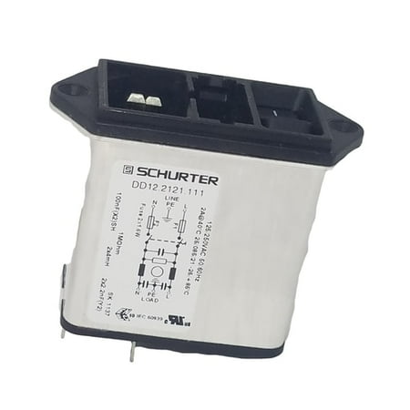 DD12.2121.111 DD12 POWER ENTRY MODULE W. FILTER 2A