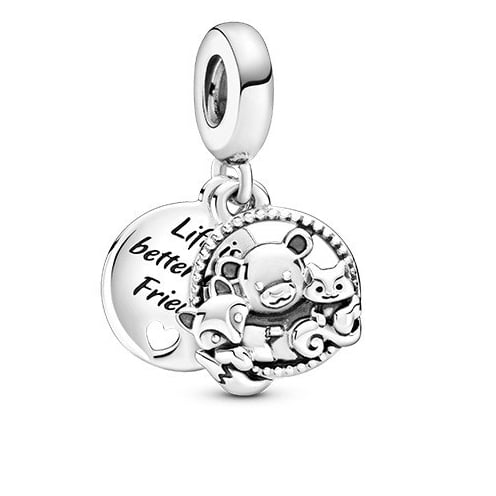 Charms Pandora Plata 925 Corazón Nuevo 2023 Encantos Amor Familia Pulsera Colgante Encanto Joyería