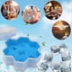 thumbnail image 4 of Creative Dice Ice Cube Trays with Lids, Stackable Silicone Mold for Cocktails & Drinks, BPA-Free Freezer Safe Ice Cube Maker, 4 of 5