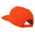 thumbnail image 3 of Greek Alphabet Mu Embroidered Cap - Orange OSFM, 3 of 5