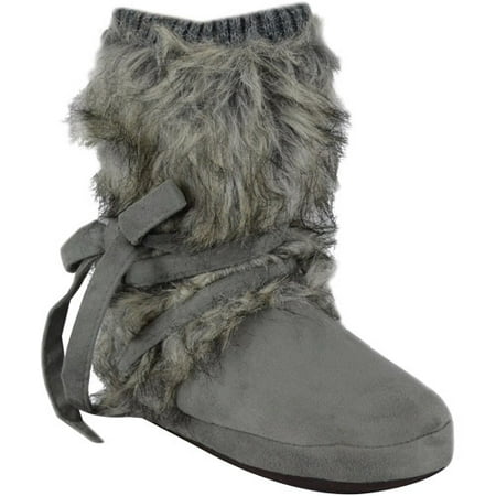MUK LUKS Tonal Fur Wrap Boot