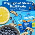 thumbnail image 2 of Cooper Street Twice Baked Italian Biscotti Cookies - Lemon Blueberry Biscotti - Peanut, Dairy & Soy Free, 1.25oz Individual Packs - 24 ct, 2 of 8