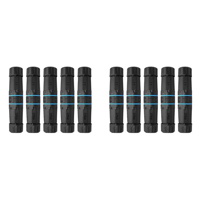 10 Pcs Connecteurs RJ45 IP68 Étanches Blindés (STP) Connecteur de Câble LAN Cat6 Ethernet