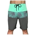 thumbnail image 2 of DPTALR Men Casual Printing Waterproof Beach Surfing Swimming Loose Short Pants, 2 of 9