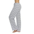 thumbnail image 4 of Just Love Women Pajama Pants Sleepwear (Navy / Aqua Chevron, X-Large), 4 of 6
