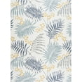 thumbnail image 2 of 5x7 Water Resistant, Indoor Outdoor Rugs for Patios, Front Door Entry, Entryway, Deck, Porch, Balcony | Outside Area Rug for Patio | Navy, Floral | Size: 5'3'' x 7'3'', 2 of 10