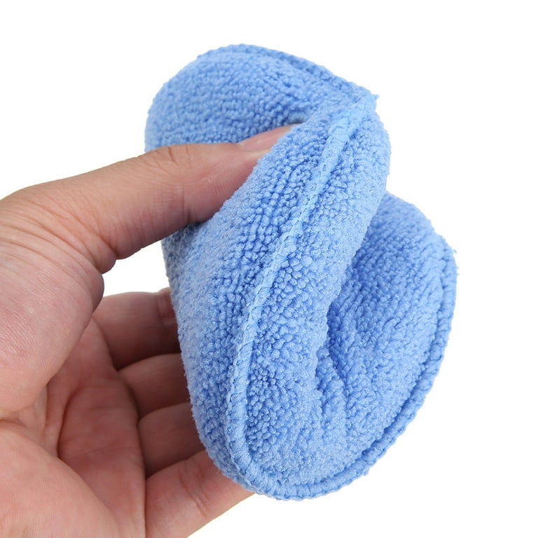 Wholesale Round Soft Microfiber Car Wax Applicator Pad Polishing Sponge for  Apply and Remove Wax Auto Care From m.