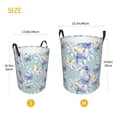 thumbnail image 5 of Kll Colorful Butterfly Waterproof Foldable Laundry Hamper Bucket With Handles For Storage Bin,Kids Room,Home Organizer (Medium), 5 of 8