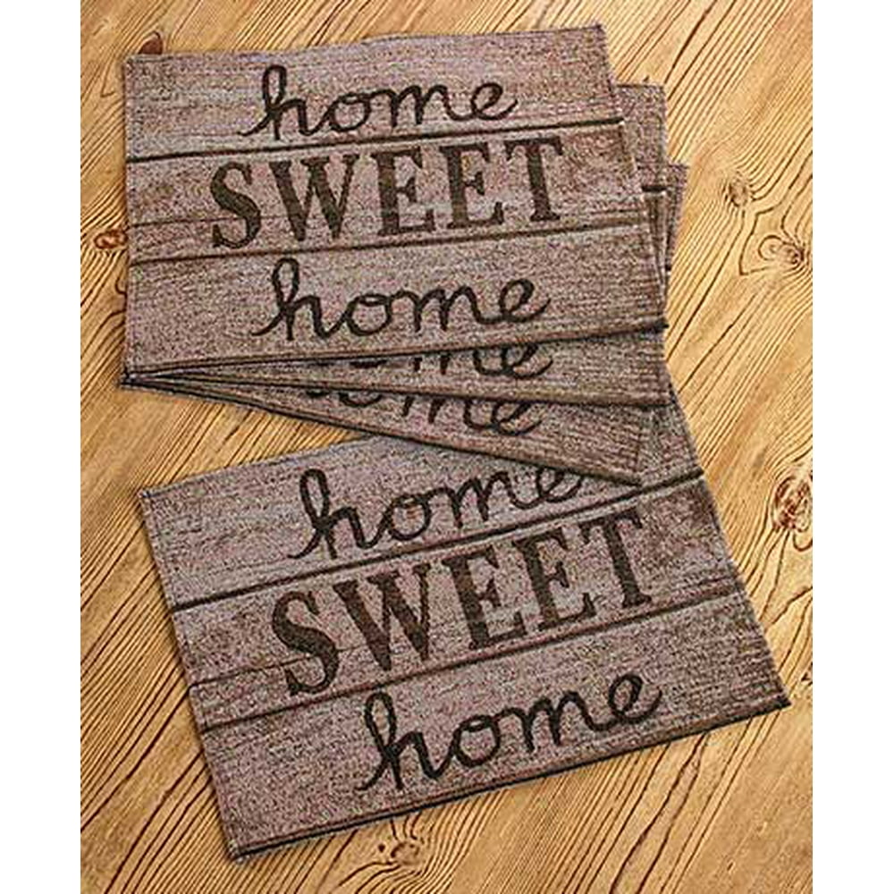 Home Sweet Home Set of 4 Placemats
