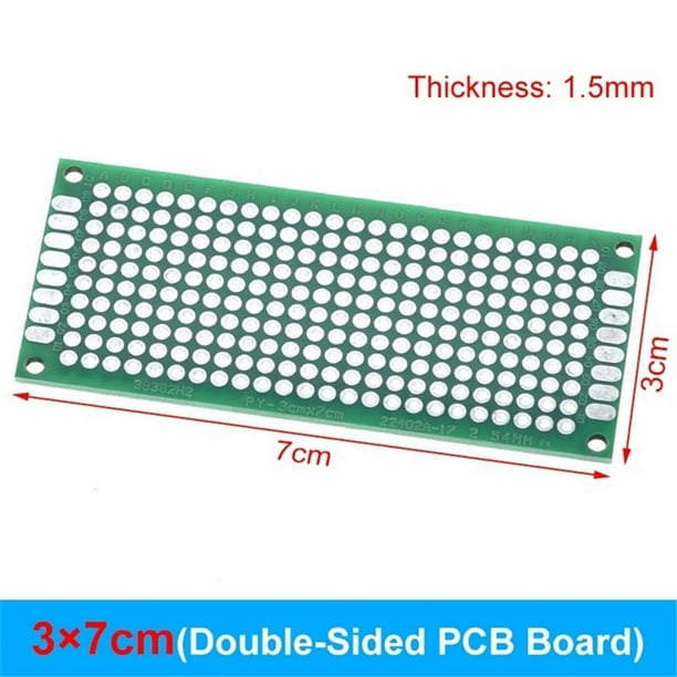 Placa de circuito de soldadura prototipo de 5 piezas para soldadura DIY y proyectos electrónicos