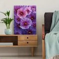 thumbnail image 5 of Textured Violet Floral Oil Painting Canvas Print, Perfect Wall Art for Living Room Bedroom Office Dining Room Hallway, 5 of 8