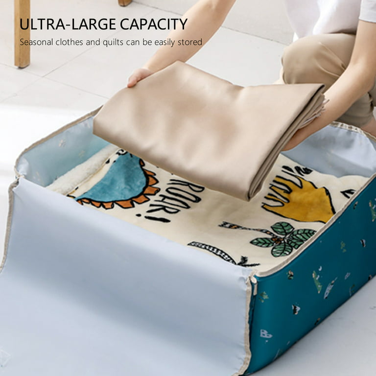 Clothing Storage Bags With Handle And Zipper, Travel Moving Bags