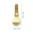 thumbnail image 2 of Sax Tightening Screw, Saxophone Neck Receiver, Doesn'T Lose Varnish Fine Design Easy To Install  Gold Durable For Finger Grip Home, 2 of 8