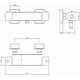 thumbnail image 5 of Kit de ducha con control termostático de latón macizo con acabado cromado, sistema de ducha antiescaldaduras con grifo de bañera montado en la pared para renovación de baño, garantía de 2 años, ducha, 5 of 5