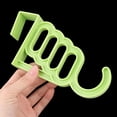 thumbnail image 3 of Unique Bargains Household Plastic over Door Wardrobe Clothes Towel Bags Hook Hanger Green 3 Pcs, 3 of 3