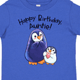 thumbnail image 4 of Inktastic Happy Birthday, Auntie- Cute Penguins Boys or Girls Toddler T-Shirt, 4 of 5