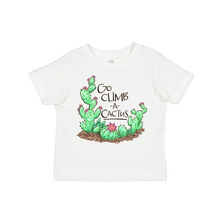 

Inktastic Go Climb a Cactus Cacti and Succulents Boys or Girls Toddler T-Shirt